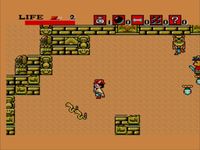 une photo d'Ã©cran de Aztec Adventure sur Sega Master System